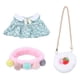 thumbnail image 1 of Mu?eco De Peluche Suave Ropa Disfraz Diadema Para Ni?as Mu?ecas Colorido Pom Pom, 1 of 5