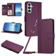 thumbnail image 1 of Funda Cartera Trébol para Samsung Galaxy A05s con Ranuras Tarjetas y Carga Inalámbrica Violeta, 1 of 6