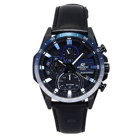 Reloj Analógico Casio Edifice Nighttime Drive Series Solar Negro Hombre