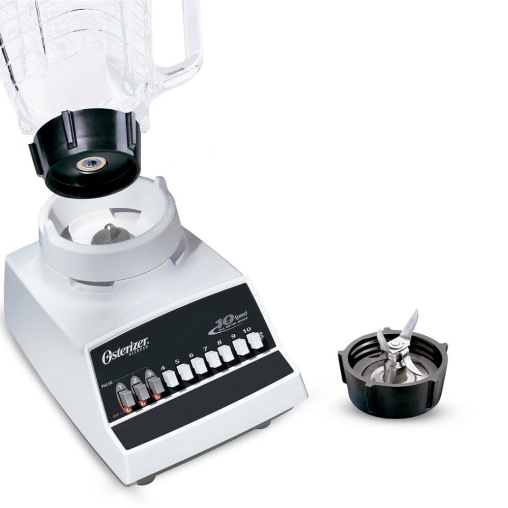 Oster Licuadora 10 Velocidades 1.25 L Blanco 4172, foto 6