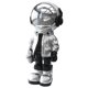 thumbnail image 5 of Estatua De Astronauta Moderna Decoración De Escritorio Decoración Del Hogar Escultura Plata, 5 of 5