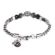 thumbnail image 2 of BRAZALETE UNISEX GINO RODINIS B536 | Negro/Plateado, 2 of 3