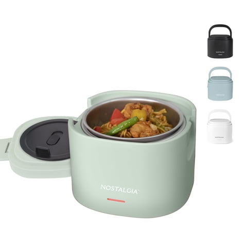 Lonchera Eléctrica Con Calefacción Nostalgia, Portátil, 600 Ml, 20 Oz