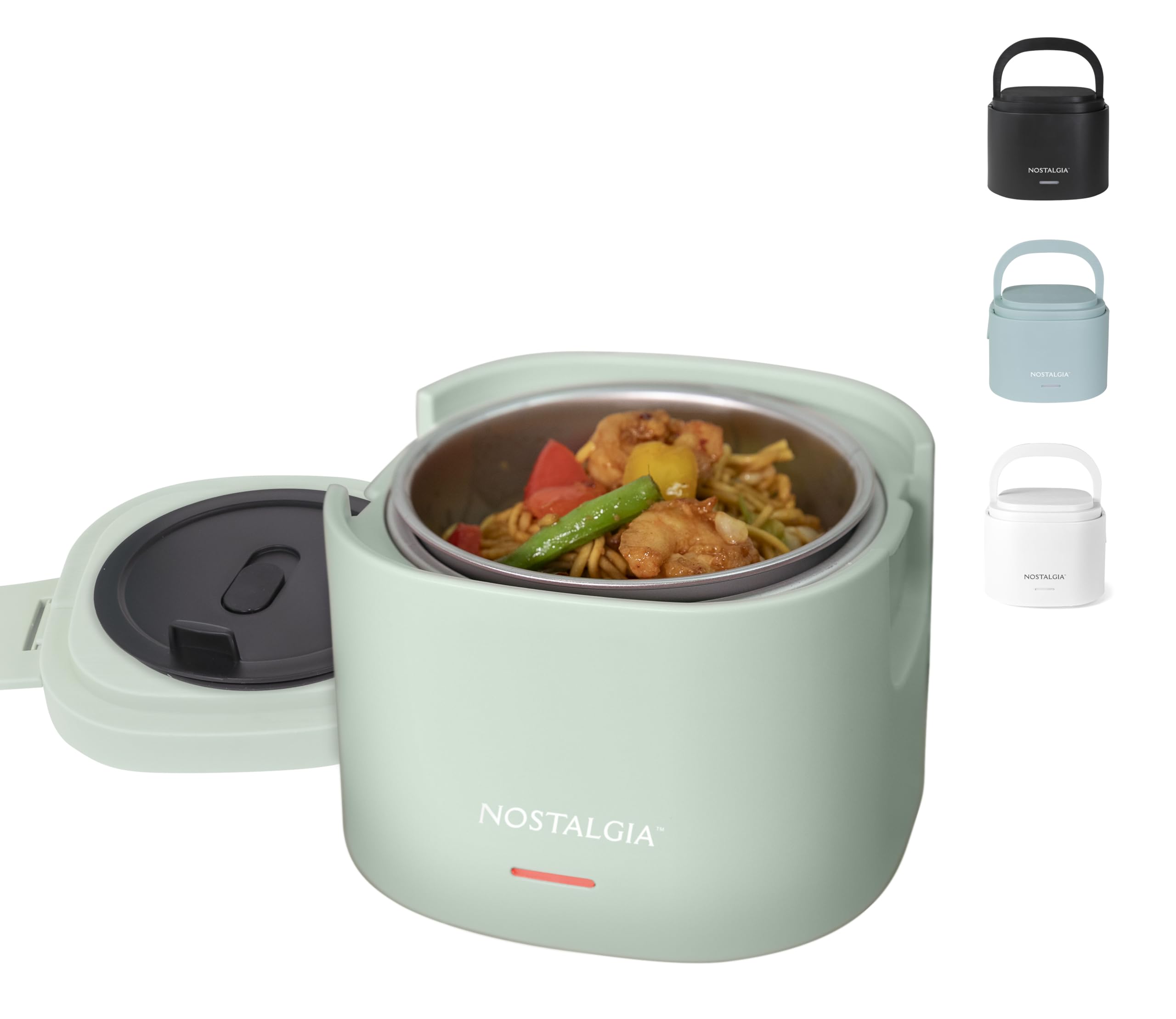 Lonchera Eléctrica Con Calefacción Nostalgia, Portátil, 600 Ml, 20 Oz
