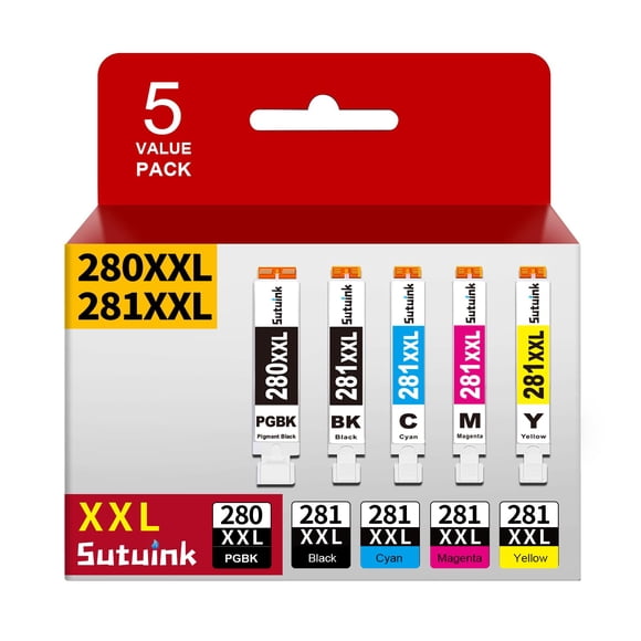 Cartucho de tinta Sutuink 280XXL 281XXL PGI-280 CLI-281 Canon