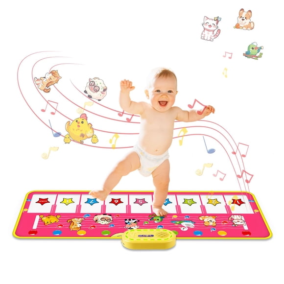 Tapete de piano musical para el piso M SANMERSEN para niños pequeños de 1 a 3 años