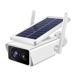Genérico - Cámara De Seguridad Wifi Solar Para Exterior | Energía Sustentable Con Panel Integrado | Protección Ip66 Impermeable | Vigilancia Full Hd Y Monitoreo Remoto Vía App Icsee