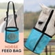 thumbnail image 5 of Bolsa de Alimentación para Caballos Uxcell, Bolsas de Heno Tipo Bozal con Correa Ajustable, Malla de Nylon, Fondo Impermeable, 5 of 7