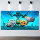 thumbnail image 2 of Plankton: La Película Fondo Temático Pancarta Suministros de Decoración para Fiesta de Cumpleaños, Decoración de Fondo de Fiesta Personalizado,150x90cm, 2 of 6