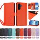 thumbnail image 4 of Funda Cartera Trébol para Samsung Galaxy A36 5G con Ranuras Tarjetas y Carga Inalámbrica Naranja, 4 of 6