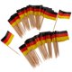 thumbnail image 2 of 100 piezas decorativas bandera palillos fiesta comida decoraciones Alemania, 2 of 5