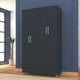 thumbnail image 2 of Clóset 4 Puertas 2 Cajones Negro, 2 of 6