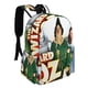 thumbnail image 2 of El Mago de Oz-theme Backpack, Campus style schoolbag Bookbag with Adjustable Shoulder Straps And Large Zip Compartment, Unisex Travel Bags.42x30x15cm, 2 of 6