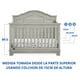 thumbnail image 4 of Cuna de madera solida convertible 6 en 1 Asher Rustic, 4 of 7