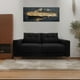 thumbnail image 1 of Sofa Atiliano 3 Cuerpos Negro, 1 of 4