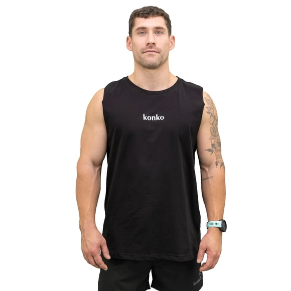 Sudadera Tank Clasica Negra Konko
