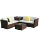 thumbnail image 1 of Set Terraza 4 Cuerpos Con Sillones Cojines Mesa De Exterior Café, 1 of 6