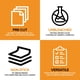 thumbnail image 4 of Hojas de papel pergamino Stock Your Home 200 piezas 27x35 cm, 4 of 7
