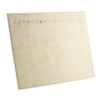 Magideal - Soporte De Exhibición De Joyería De Collar De 17 Ganchos, Soporte De Almacenamiento De Collares, Vitrina De Bandeja Para Coleccionables, Espectáculos Lino