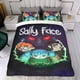 thumbnail image 4 of Sally Face Conjunto de sábanas temático, trío de piezas, cómodo y amigable con la piel, diseño único, regalo de decoración para el hogar para familiares, amigos y fans,173cm *218cm, 4 of 6
