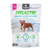 Nutramax Laboratories - Suplemento Nutramax Welactin Daily Omega-3 Para Perros, 60 Unidades Masticables