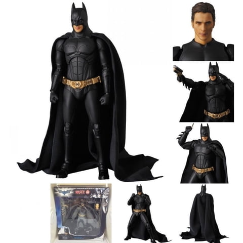 Unbranded - Figura De Acción Bat Articulada Pvc Con Accesorios Y Caja Completa