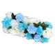 thumbnail image 3 of Decoración de pared, de boda, flores, panel de flores artificiales, telón de fondo para ramo de guardería, habitación de bebé, decoración para n Azul, 3 of 5