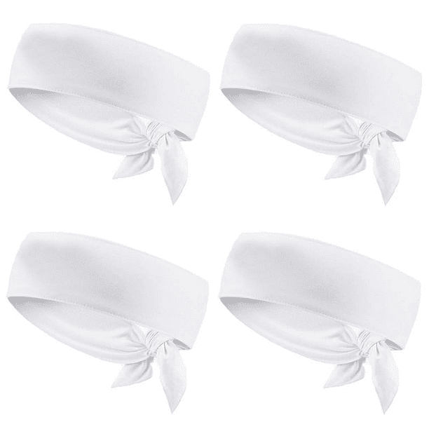 Cinta para la cabeza que absorbe el sudor, diadema con lazo, banda para el pelo para hombres, mujeres, niños y niñas, banda para el sudor ninja atlética, bandana pirata para tenis y entrenamiento.
