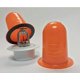 thumbnail image 2 of Funda de pintura temporal para rociadores contra incendios Coverdome, naranja, paquete de 25, 2 of 4