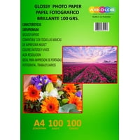 Arkolor - Papel Fotográfico Brillante 100 Grs A4