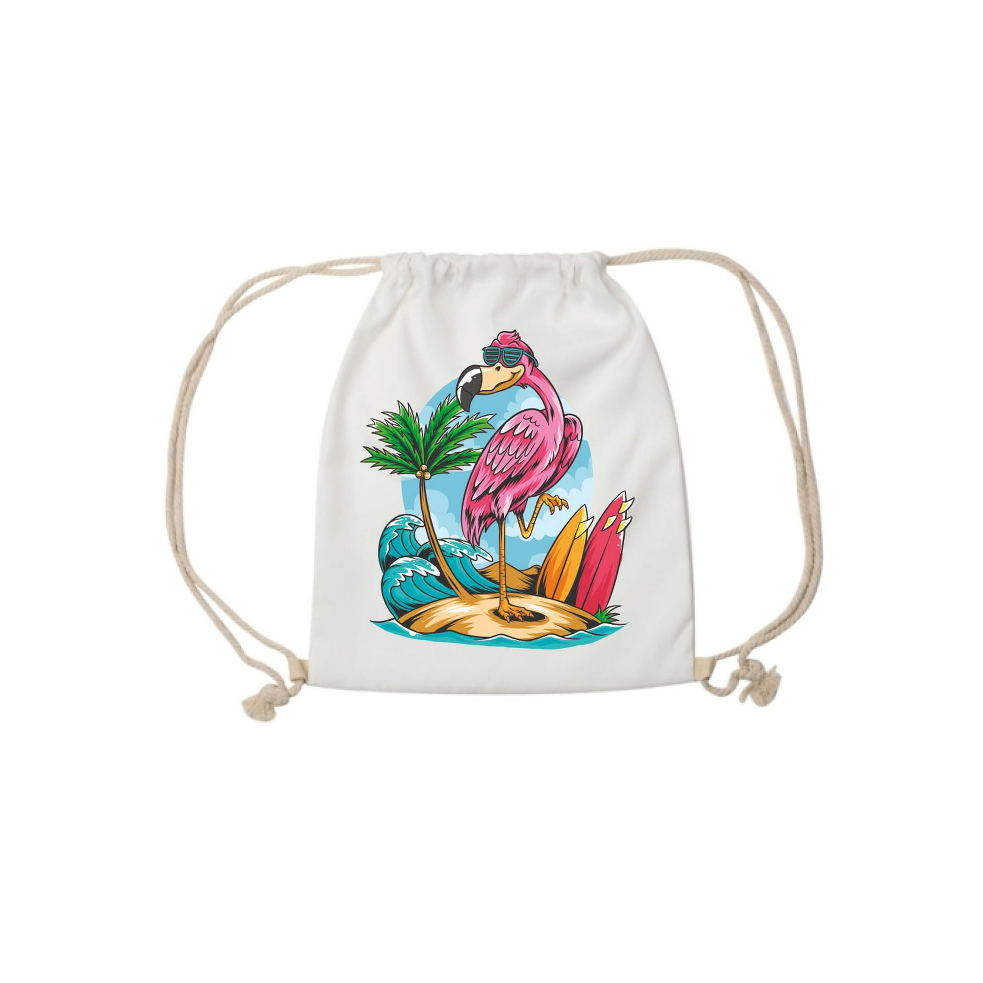 Samia - Morral Ecológico Flamenco Tamaño Único