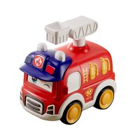 Bothyi - Coche Press And Go, Vehículos Bonitos Y Duraderos, Juguetes Para Niños De Guardería, Camión De Bomberos Preescolar