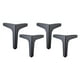 thumbnail image 2 of 4 X Hierro Metal Muebles Patas Sofá Pies Silla Armario Mesa 15cm Negro, 2 of 5