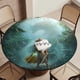 thumbnail image 5 of Raya Y El Último Dragón theme Fitted Round Tablecloths Elastic Edged Table Covers Waterproof Table Cloth For Kitchen Holiday Party Tables Decor 150cm, 5 of 6