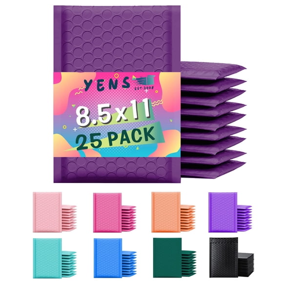 Sobres de burbujas Yens 21x30 cm Morado – Pack de 25 unidades