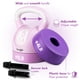 thumbnail image 3 of Set de pesas rusas Yes4All ajustables de 5 a 12 libras para mujer, color morado, 3 of 7