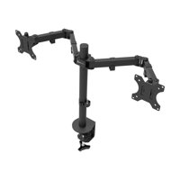 Klip Xtreme - Klipxtreme Soporte Monitor Doble De Escritorio Kpm-310