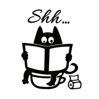 Bothyi - Etiqueta Engomada Del Retrete Pegatinas Removibles De La Tapa Del Asiento Del Inodoro Para La Decoración Del Baño Del Wc