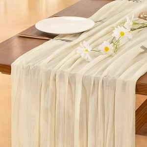 Aura Zeus - Camino De Mesas Gasa Rectangular Mantel Centro Tela 300 X 90 Cm Az
