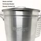 thumbnail image 2 of Stockpot Bayou Classic de aluminio de 57 litros con cesta de 40 x 46 cm, 2 of 8