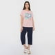 thumbnail image 4 of Polera Mujer Manga Corta Focal Print Rosado Corona, 4 of 5