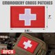 thumbnail image 3 of Parche de tela LIVANS 8 × 5 cm Cruz médica – Pack de 2, 3 of 7