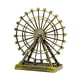thumbnail image 1 of Escultura Moderna De La Estatua De La Rueda De La Fortuna Giratoria Para El Estante Del Gabinete De La TV De La Mesa Bronce, 1 of 5