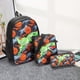 thumbnail image 1 of 3pcs Backpack Crossbody Bag And Pen Bag Set, 13.8inch 35cm Boys Girls Kids Backpack Lunch Bag Pencil Case Set, Travel Camping Backpack, Casual Cartoon Backpack With Padded Back And Adjustable Strap, F, 1 of 3