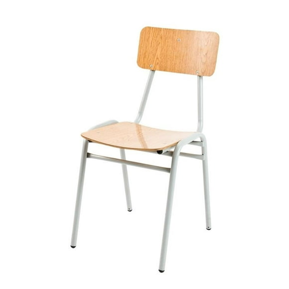 Silla Kinder infantil color roble claro