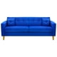 thumbnail image 1 of Sofa New Retro 3CG Felpa 01 Azul Rey, 1 of 6