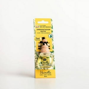 La Casa De Los Aromas - Ambientador Colgador Auto Vainilla 7Ml