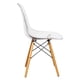 thumbnail image 4 of Silla de comedor LeisureMod Cresco moldeada en acrílico con base cromada, 4 of 7