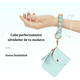 thumbnail image 2 of Llavero De Pulsera Con Billetera Verde Menta, 2 of 3