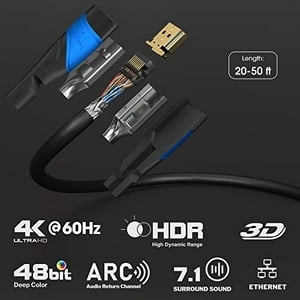 Kabeldirekt - Cable Hdmi Cabledirect 4K — Cable Hdmi De 35 Pies De Largo, Diseñado E